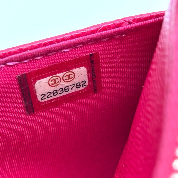 CHANEL Caviar Golden Class Wallet on Chain in Pink - Picture 15 of 15